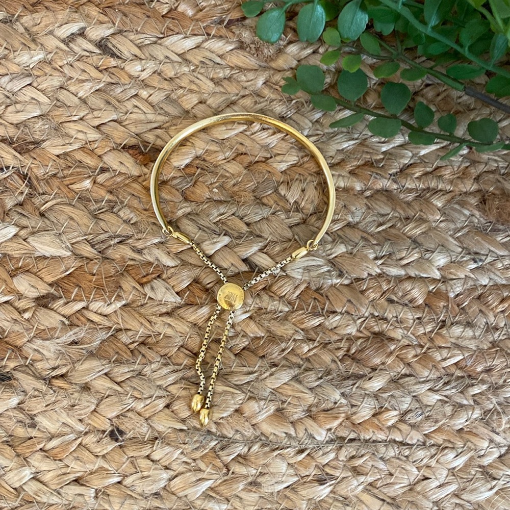 Monica vinader chain bracelet Fiji gold vermeil size small